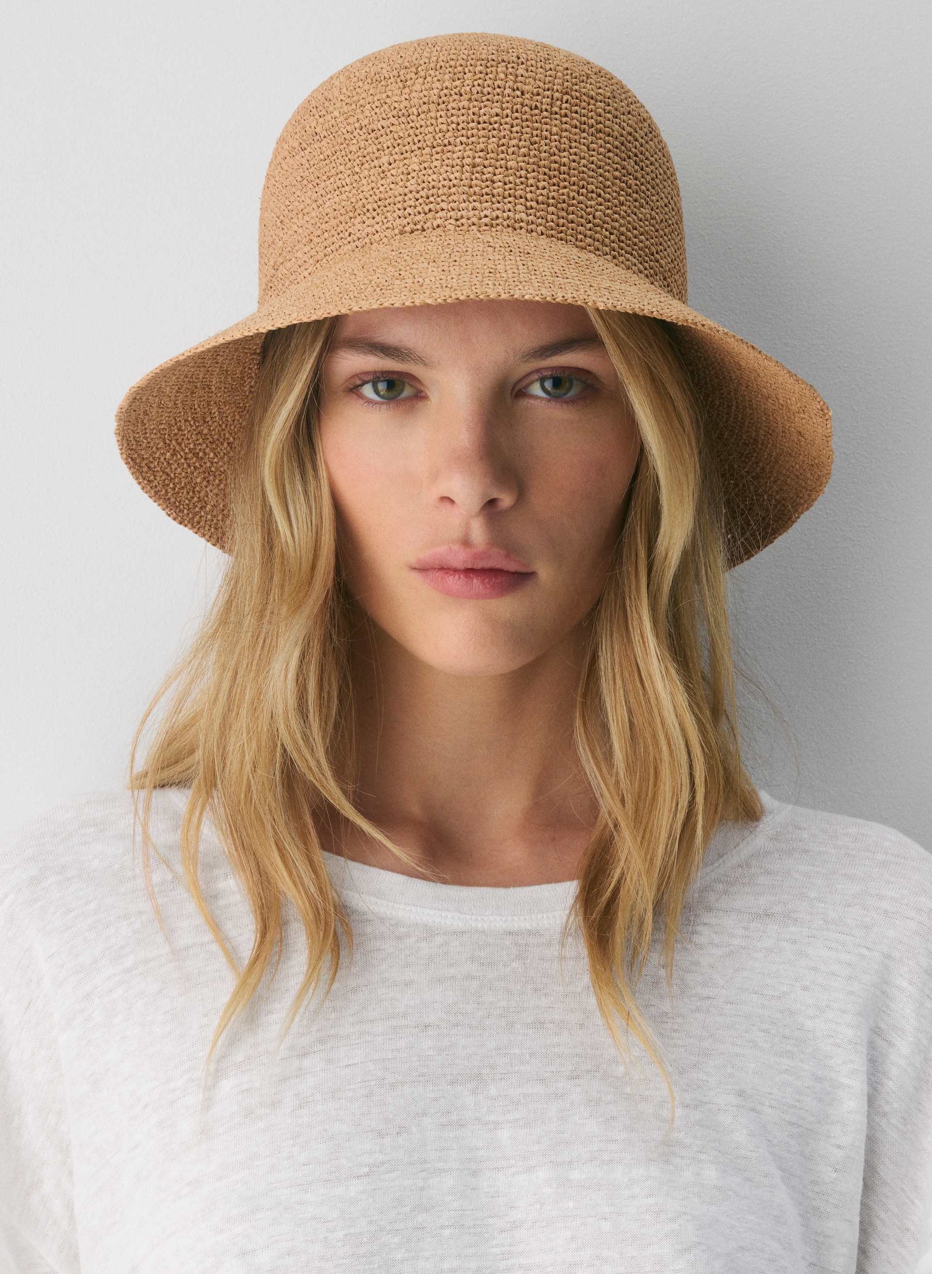 Sunbeam Raffia Mini-Brim Hat