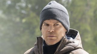 Dexter in ski hat in Dexter: New Blood