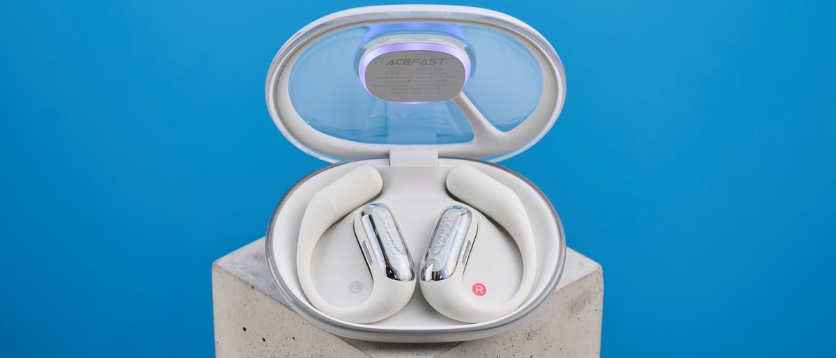 ACEFAST Pro wireless earbuds グレー ACEFIT Pro Wireless Open-Earbuds From AceFast - Lightweight