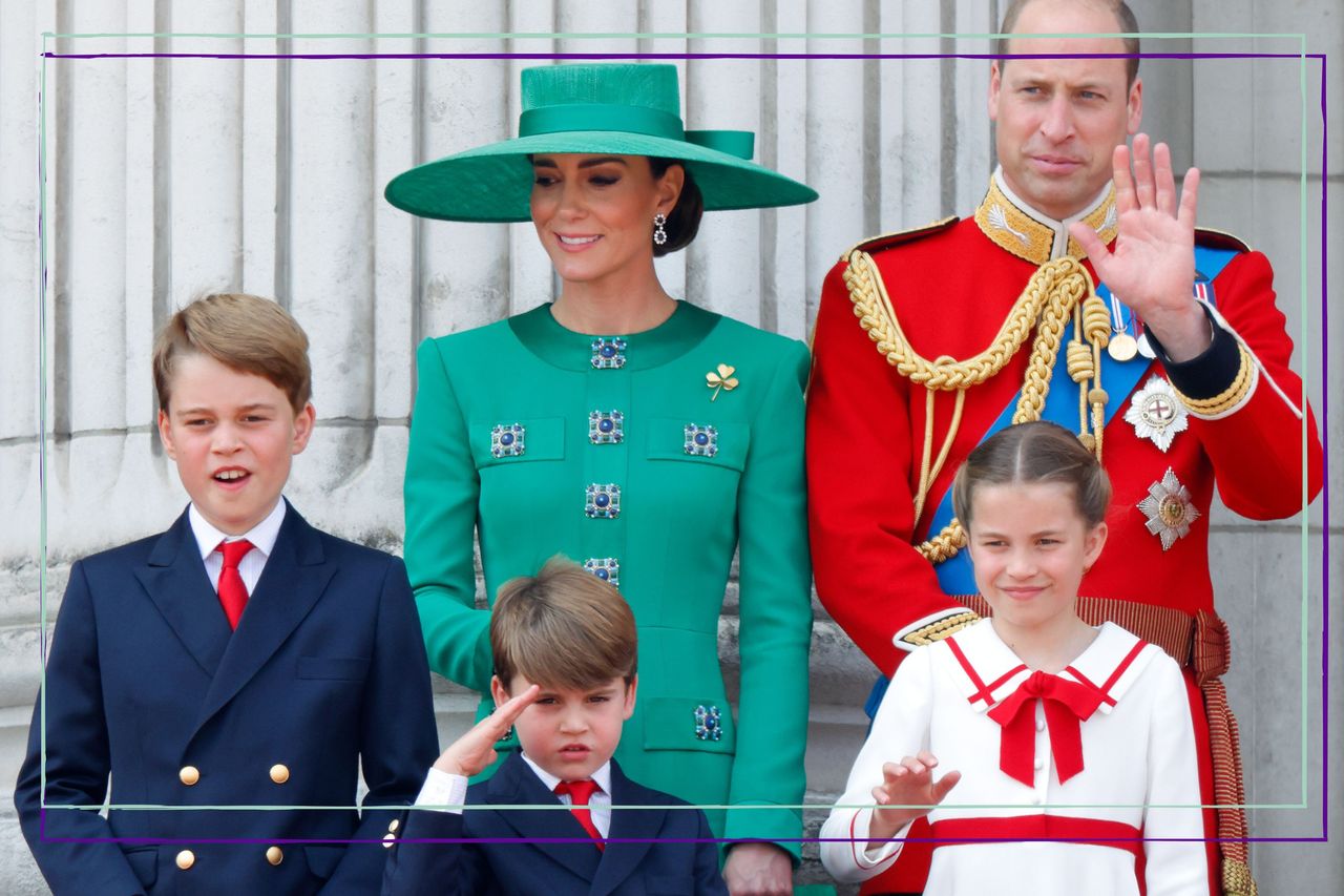 Prince George, Prince Louis, Kate Middleton, Prince William and Princess Charlotte