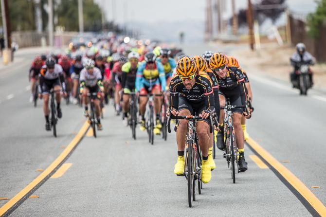 Team Optum p/b Kelly Benefit Strategies takes control of the peloton
