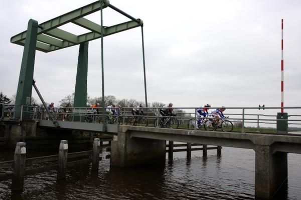 Pasing one of the bridges