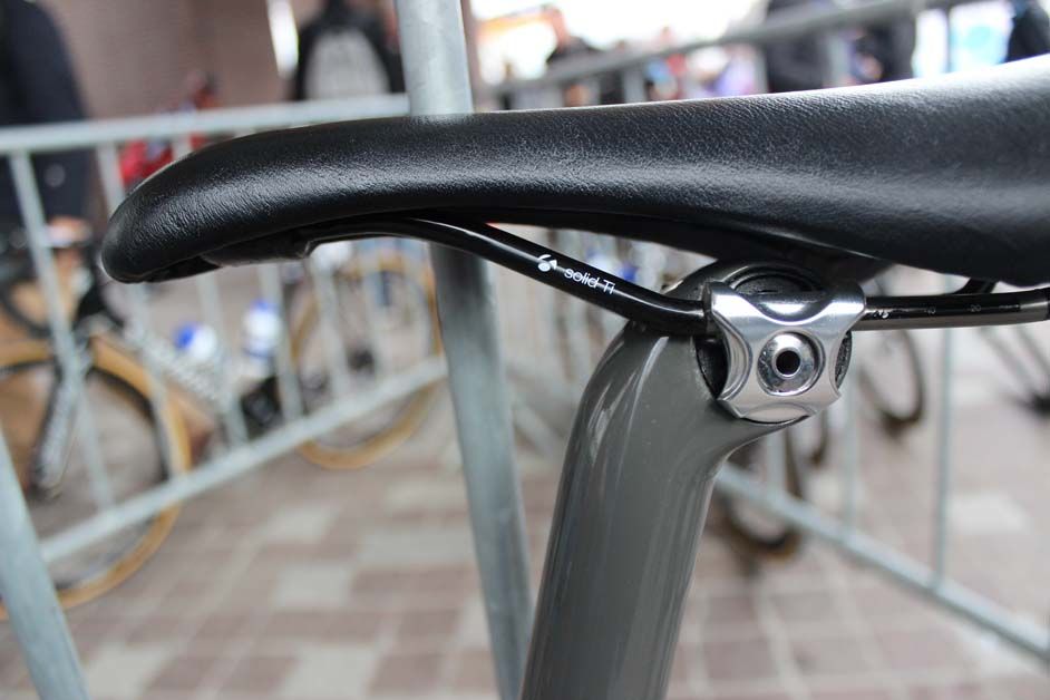 A side look at Cancellara's Bontrager saddle