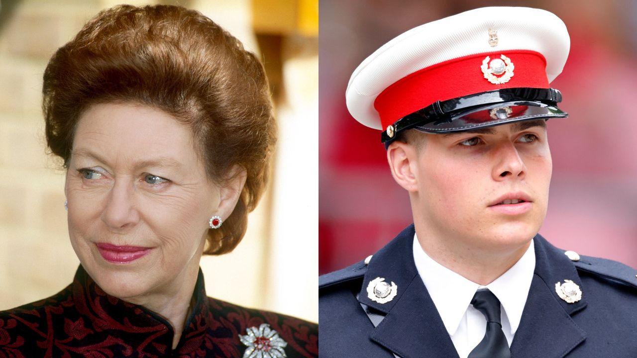 Princess Margaret&#039;s rarely-seen grandson Arthur Chatto and Princess Margaret side-by-side