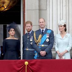 Royal family on palace balcony