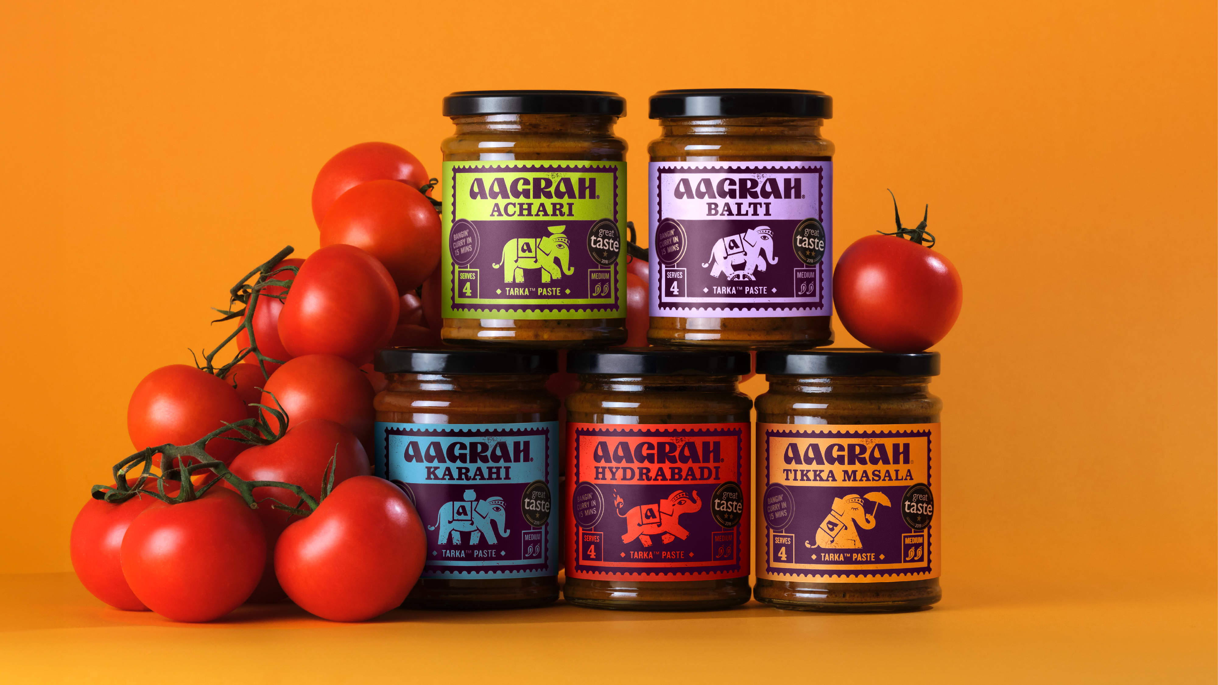 Aagrah foods branding