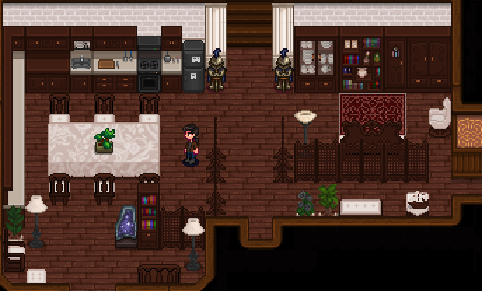 Stardew Valley mod - Modern Gothic Interior