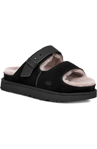 Greenport Genuine Shearling Slide Sandal