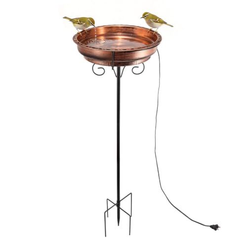 Heated Bird Bath on Stand
