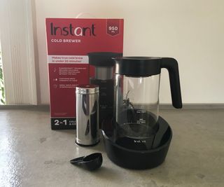 Instant Cold Brewer unboxed on the countertop