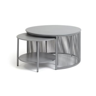 Habitat Ipanema Metal Garden Coffee Table - Grey