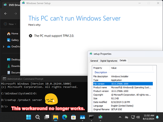 Windows 11 Insider Build 27686 (Dilithium) patches a loophole that skips the hardware verification for TPM 2.0