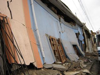 A street of the city of Constitucion, March 2010.