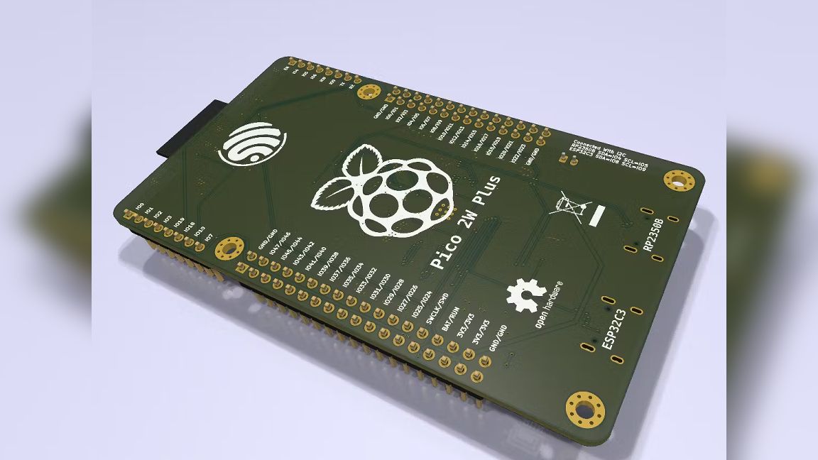 Maker Brings Wi-Fi to the Raspberry Pi Pico 2W via custom dev board and ESP32