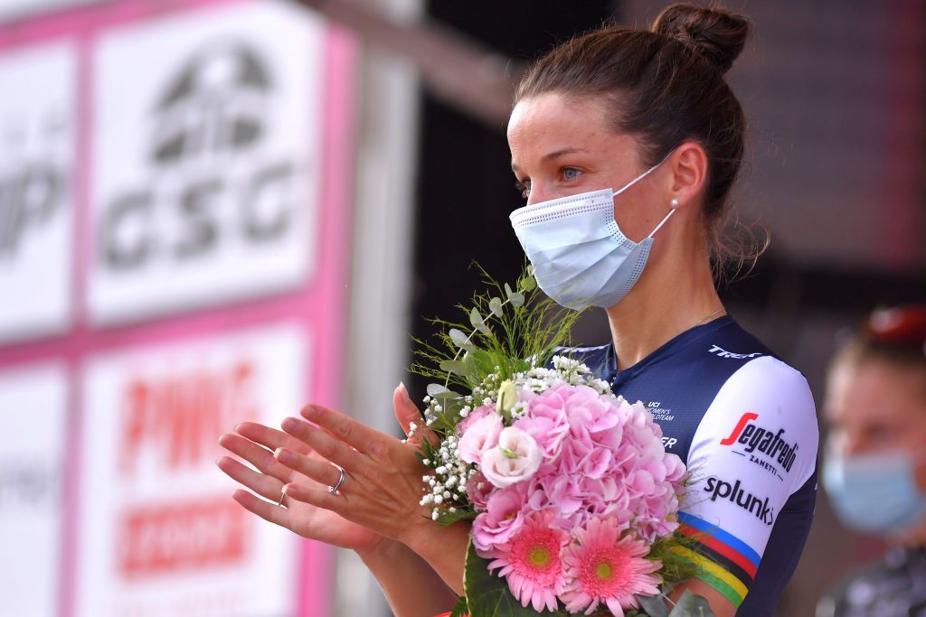 Lizzie Deignan third on stage 5 at the 2020 Giro Rosa