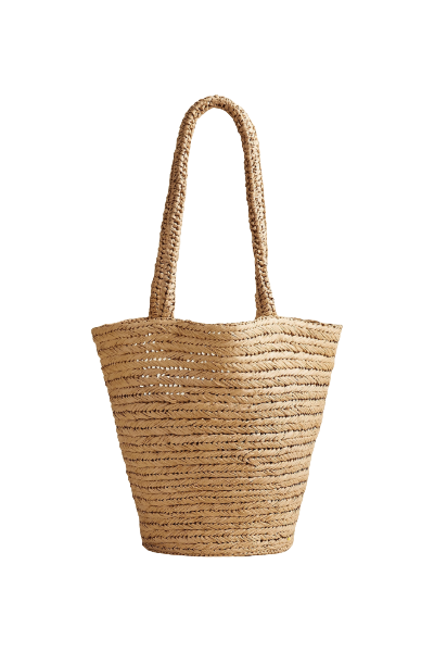 J.Crew, Malta Handwoven Straw Tote