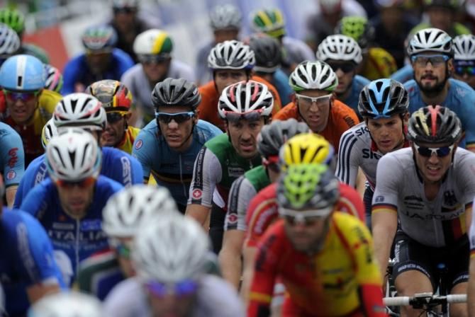 Fabian Cancellara (Switzerland) missed out on a medal at Worlds