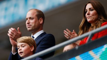 Prince george at the euros ahead of his 8th birthday