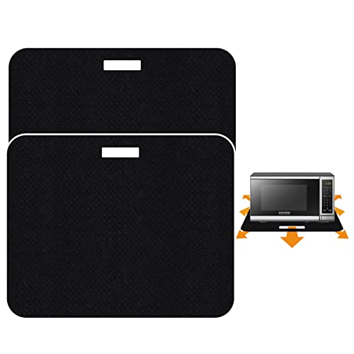 Heat Resistant Mat for Air Fryer With Sliding Function, 2 Pcs 15 * 18 in Heat Resistant Pad Caddy Countertop Protector Mat Compatible With Most Xl Air Fryer Ninja Air Fryer Micro Wave Oven