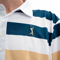 Sugarloaf Social Club  The Players Big Stripe Sport Polo