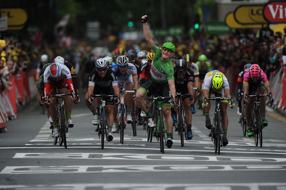 Griepel narrowly edged Peter Sagan for the win.