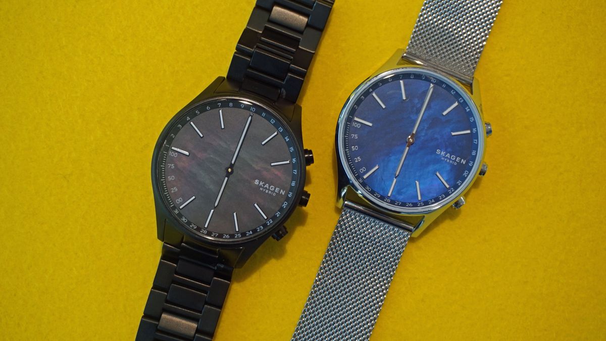 The two new designs for the Skagen Holst (Image credit: TechRadar)