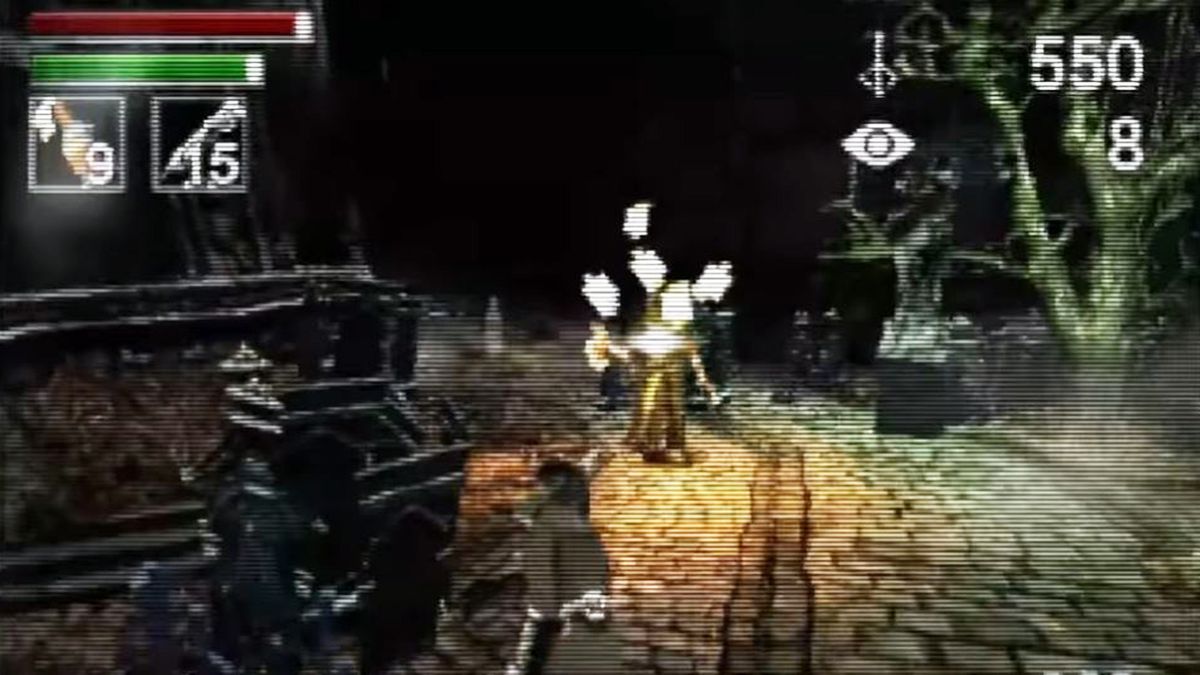 BloodbornePSX boss fight