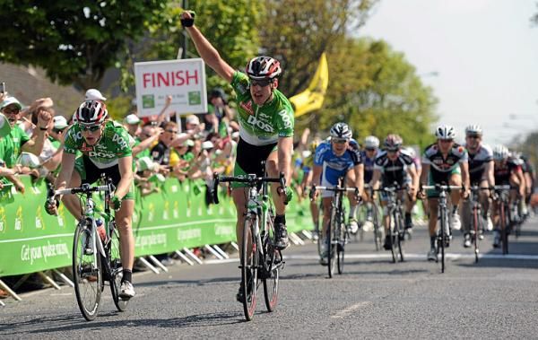 Gediminas Bagdonas (An Post-Sean Kelly) wins the final stage of the An Post Ras.