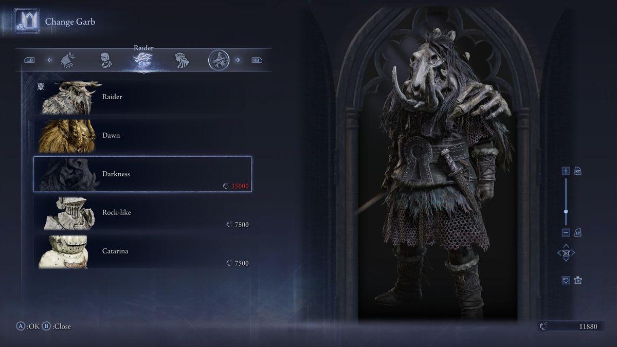 Elden Ring Nightreign outfits - Darkness Raider