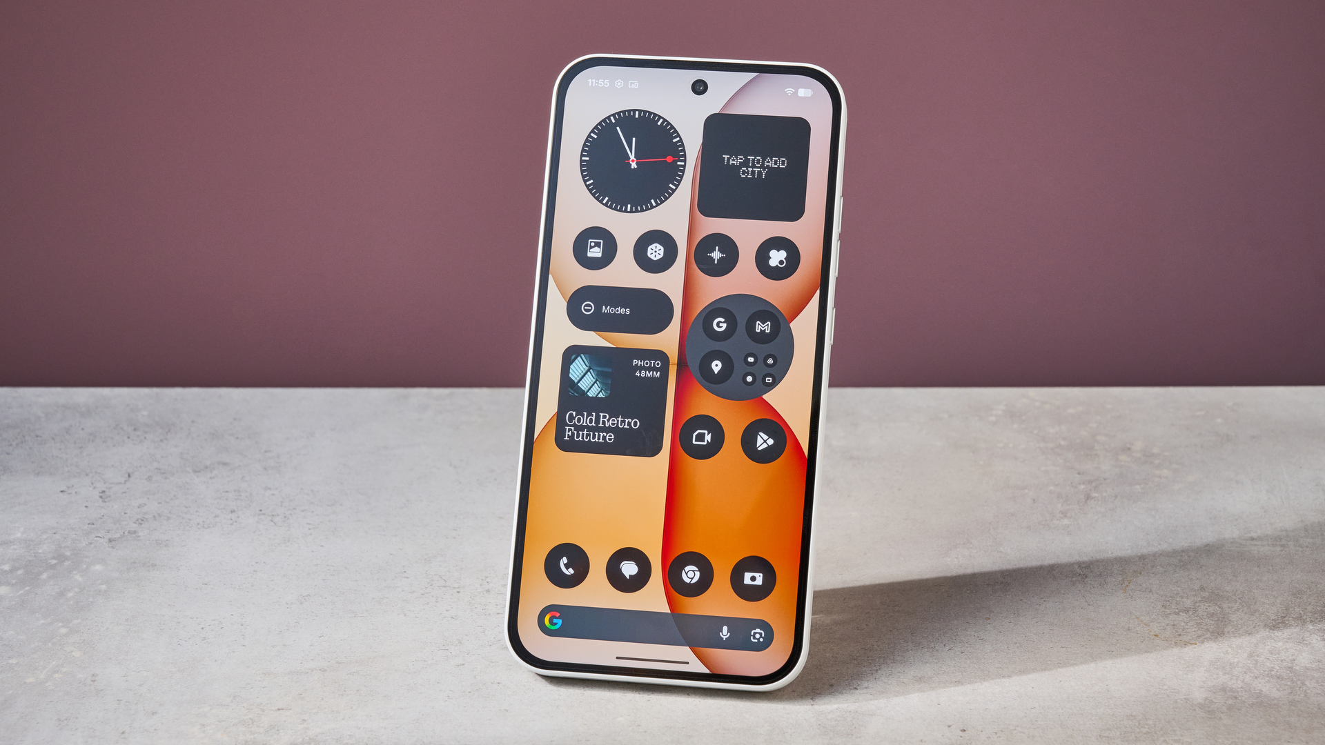 Display on the Nothing Phone (4a)