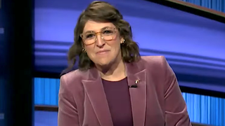 Mayim Bialik hosts Jeopardy!