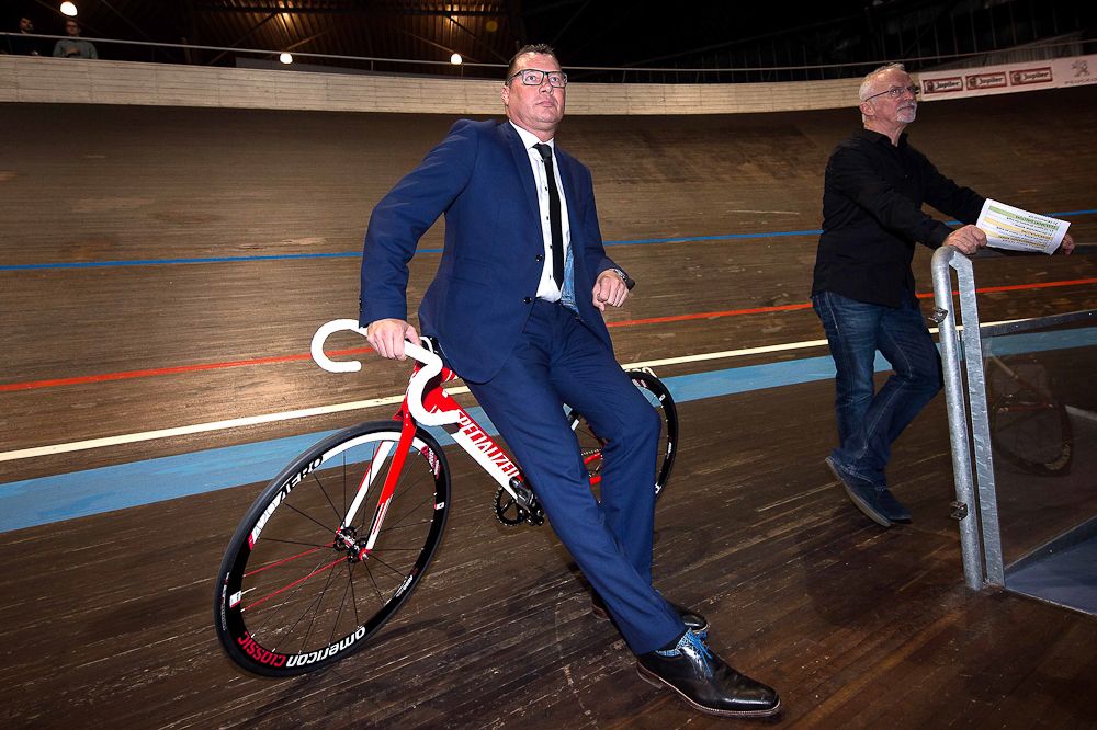 Director Wilfried Peeters at the Etixx-QuickStep presentation.