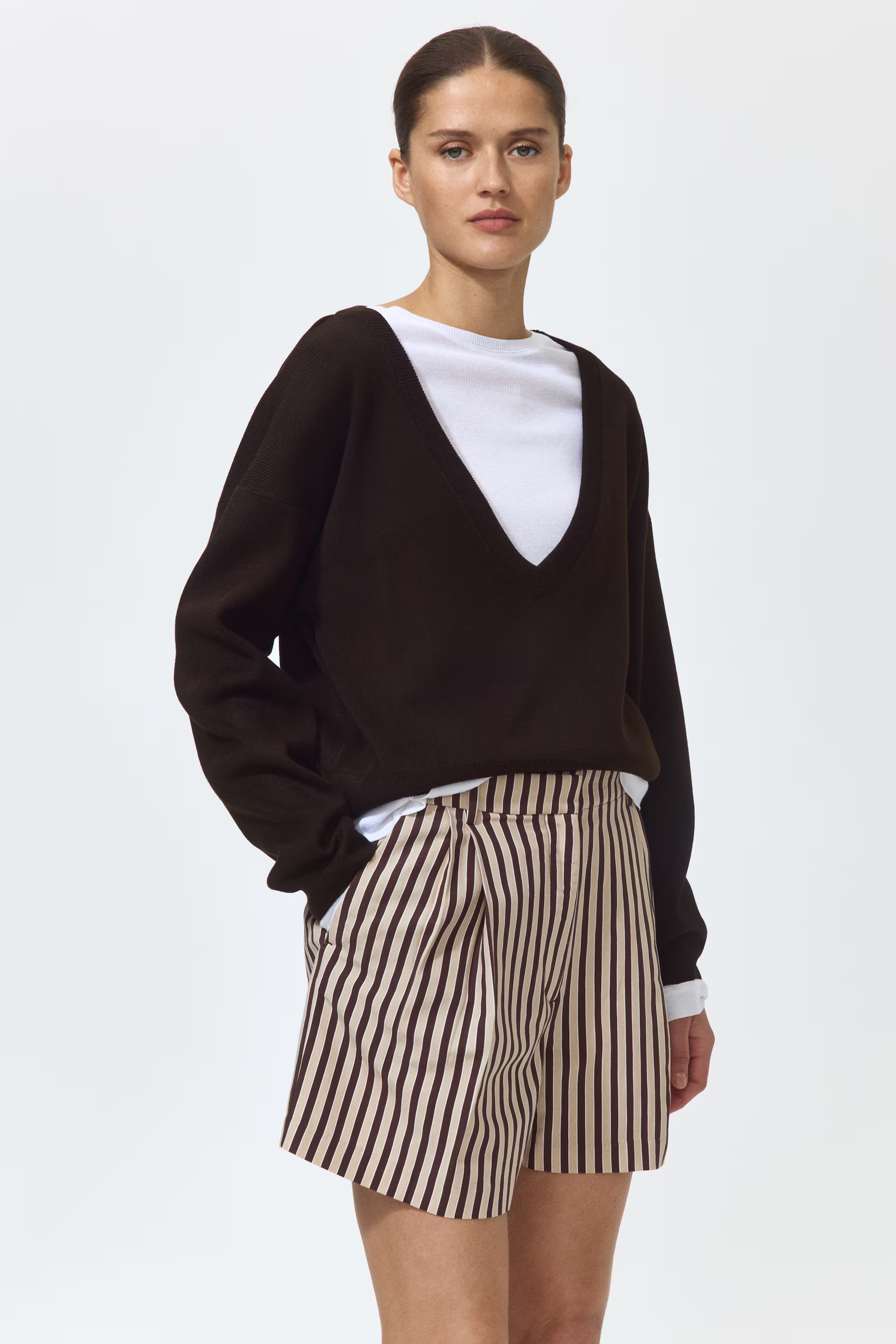 H&amp;amp;M, Tailored Linen-Blend Shorts
