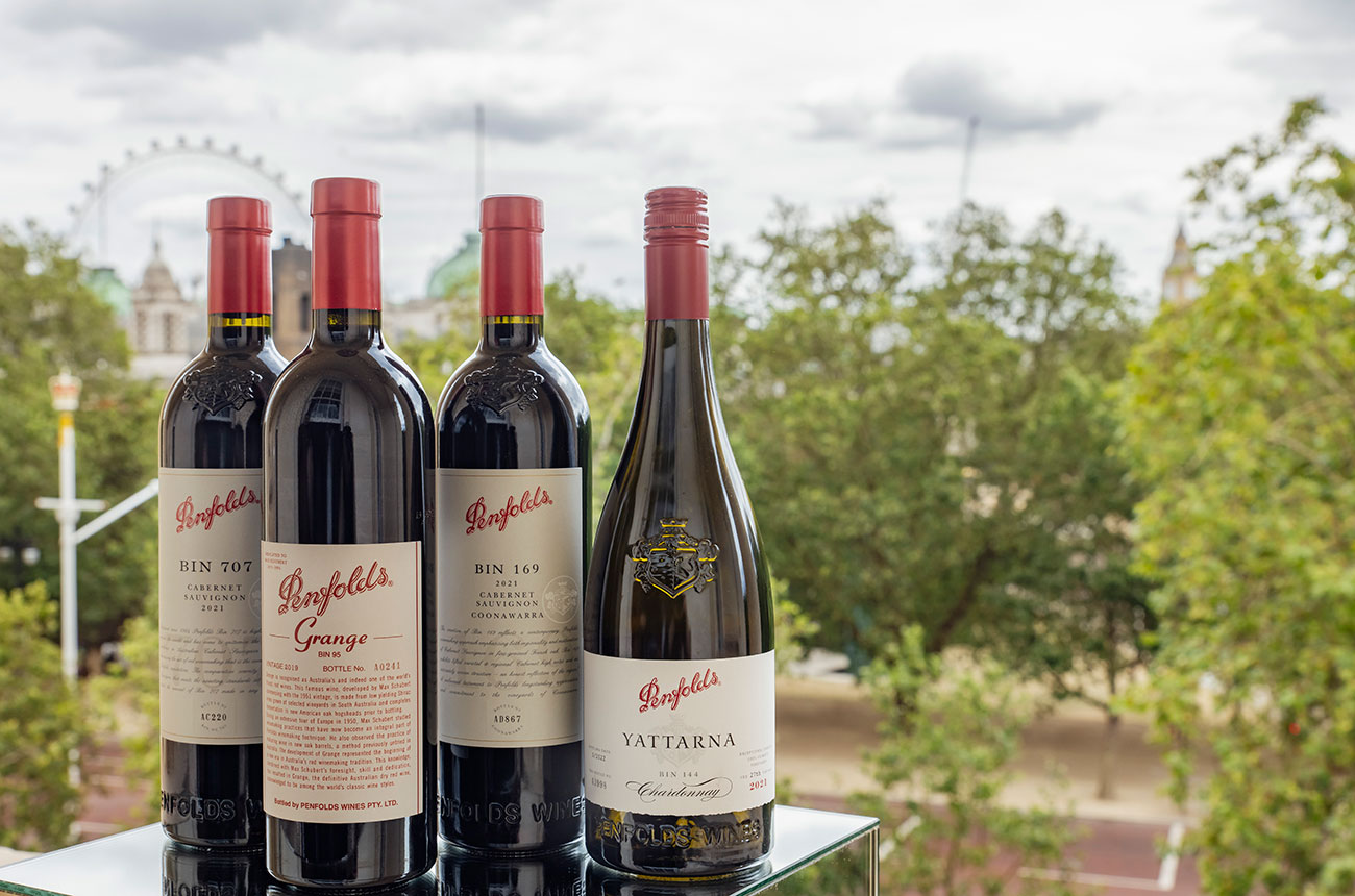 Penfolds luxury wines on La Place de Bordeaux