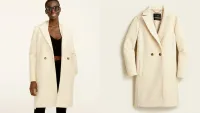 J Crew Daphne Topcoat in Italian Boiled Wool