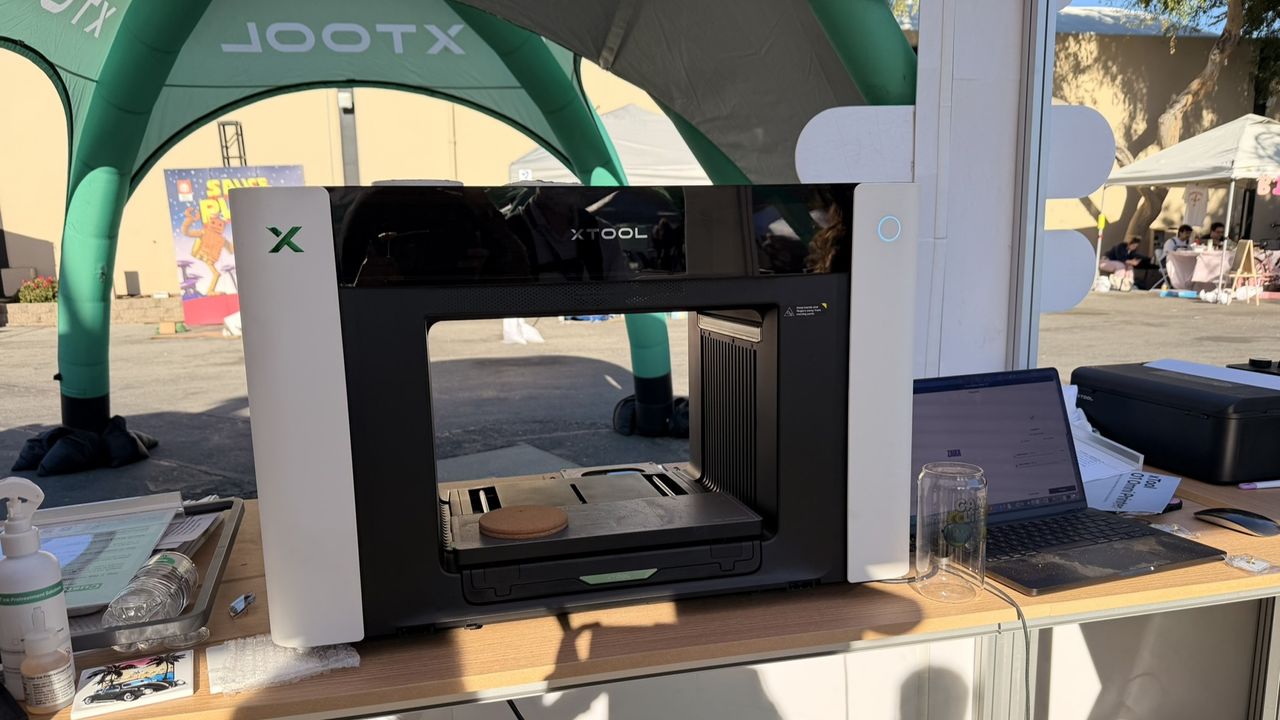 xTool 01 Omni UV printer at Open Sauce 2026