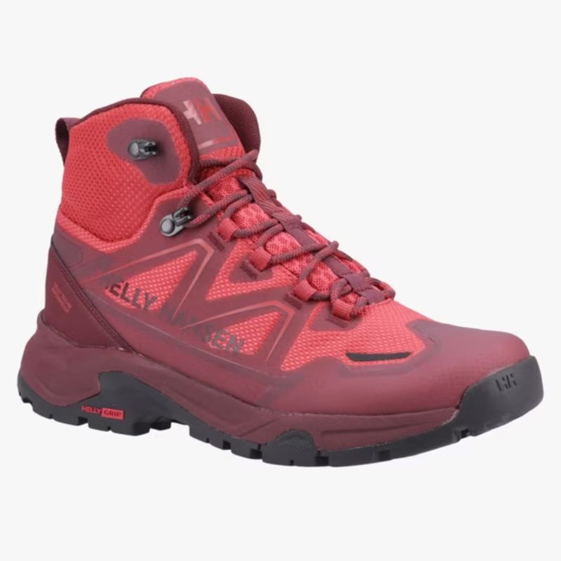 red hiking boots from John Lewis