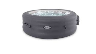 Best inflatable hot tubs: Intex SimpleSpa 28481E Inflatable Hot Tub in dark gray