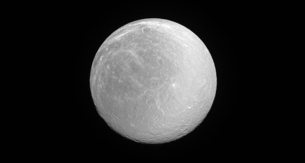 Saturn&#039;s icy moon Rhea