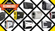 A range of different rangefinders in a grid system