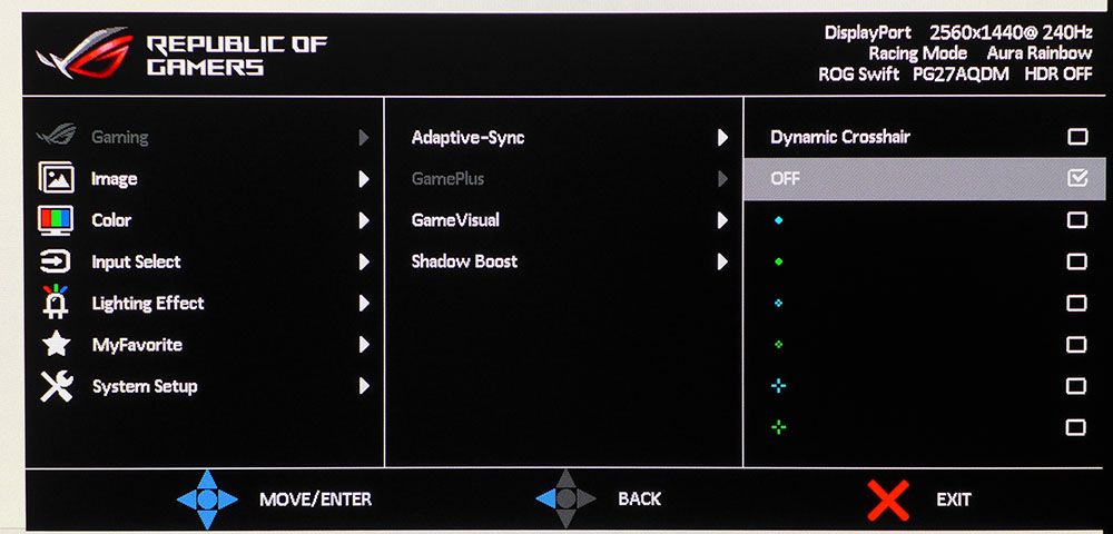 Asus ROG Swift PG27AQDM