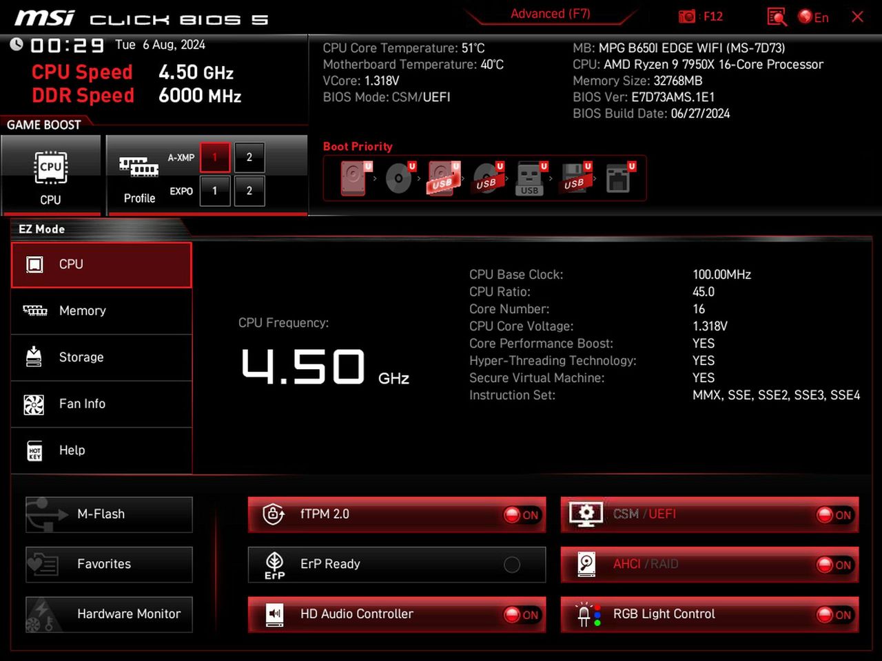 MSI B650I Edge Wi-Fi