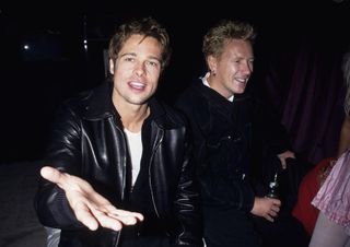 Burn, Hollywood, Burn: Lydon with Brad Pitt in 1995