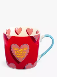2. Eleanor Bowmer 'You Are Amazing' Hearts Bone China Mug, £11.95 | John Lewis
