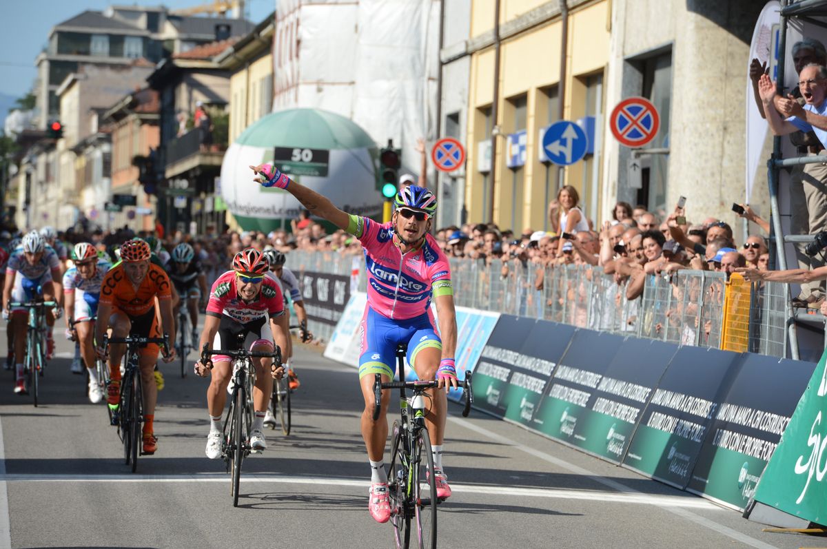 Filippo Pozzato wins the 2013 Coppa Agostoni.
