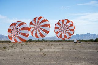 Orion capsule parachute