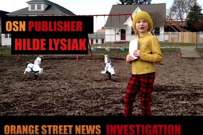 A 9-year-old reporter, Hilde Lysiak, defends her profession