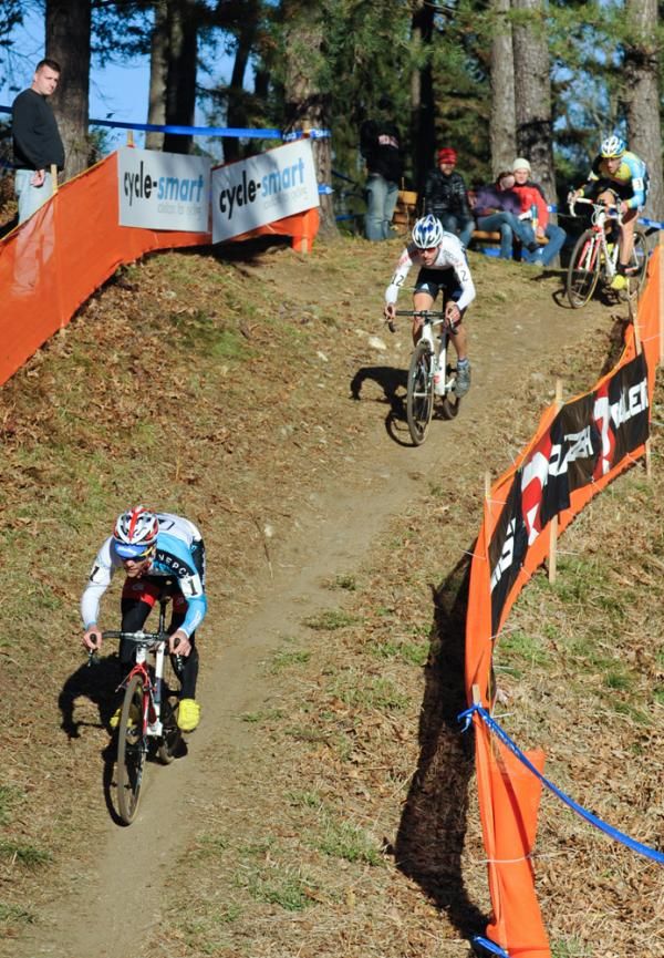 Lindine pushes the pace down the Raleigh Ramp