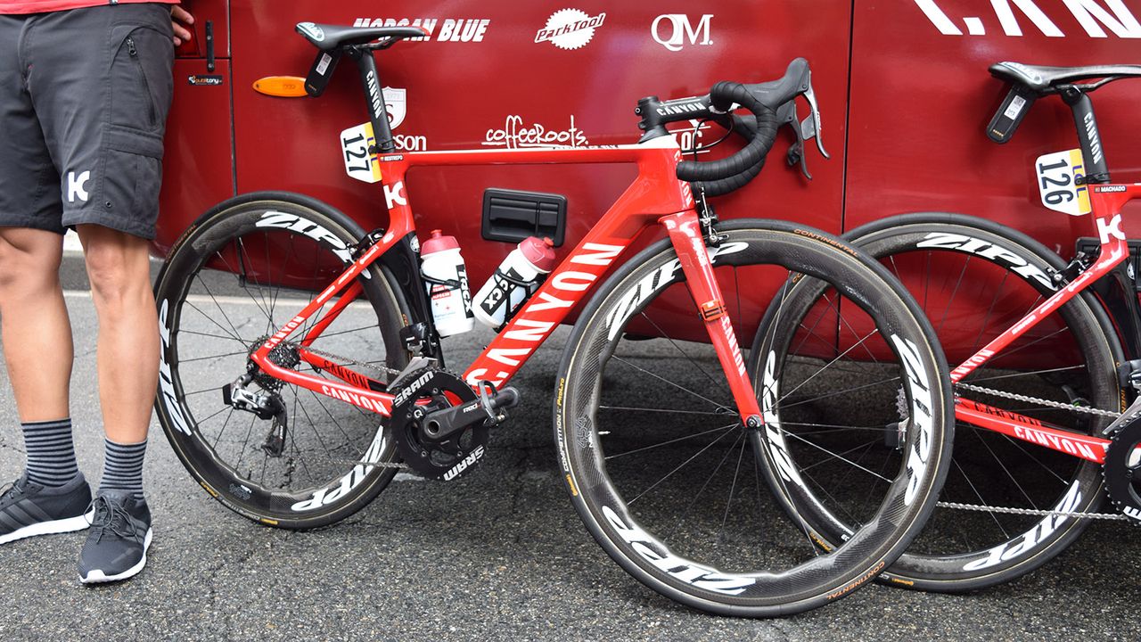 Only a couple of riders on the Katusha-Alpecin team used the biomimicry-inspired Zipp 454 NSW wheels