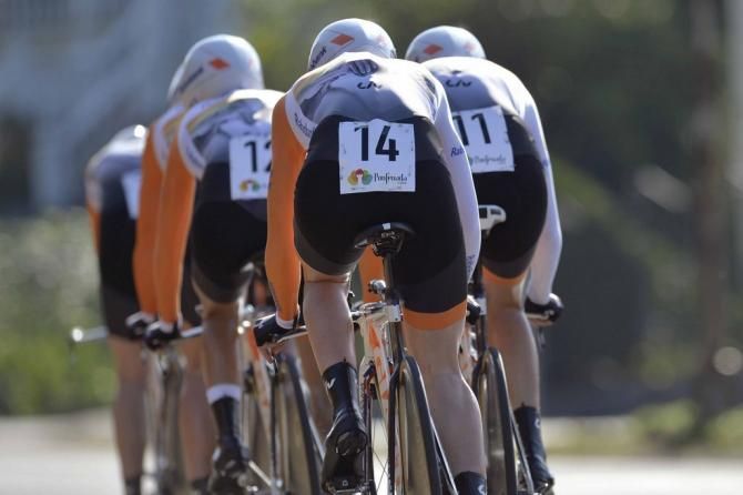 Rabo-Liv had a bad crash during the race